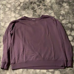 American Eagle purple crew neck
